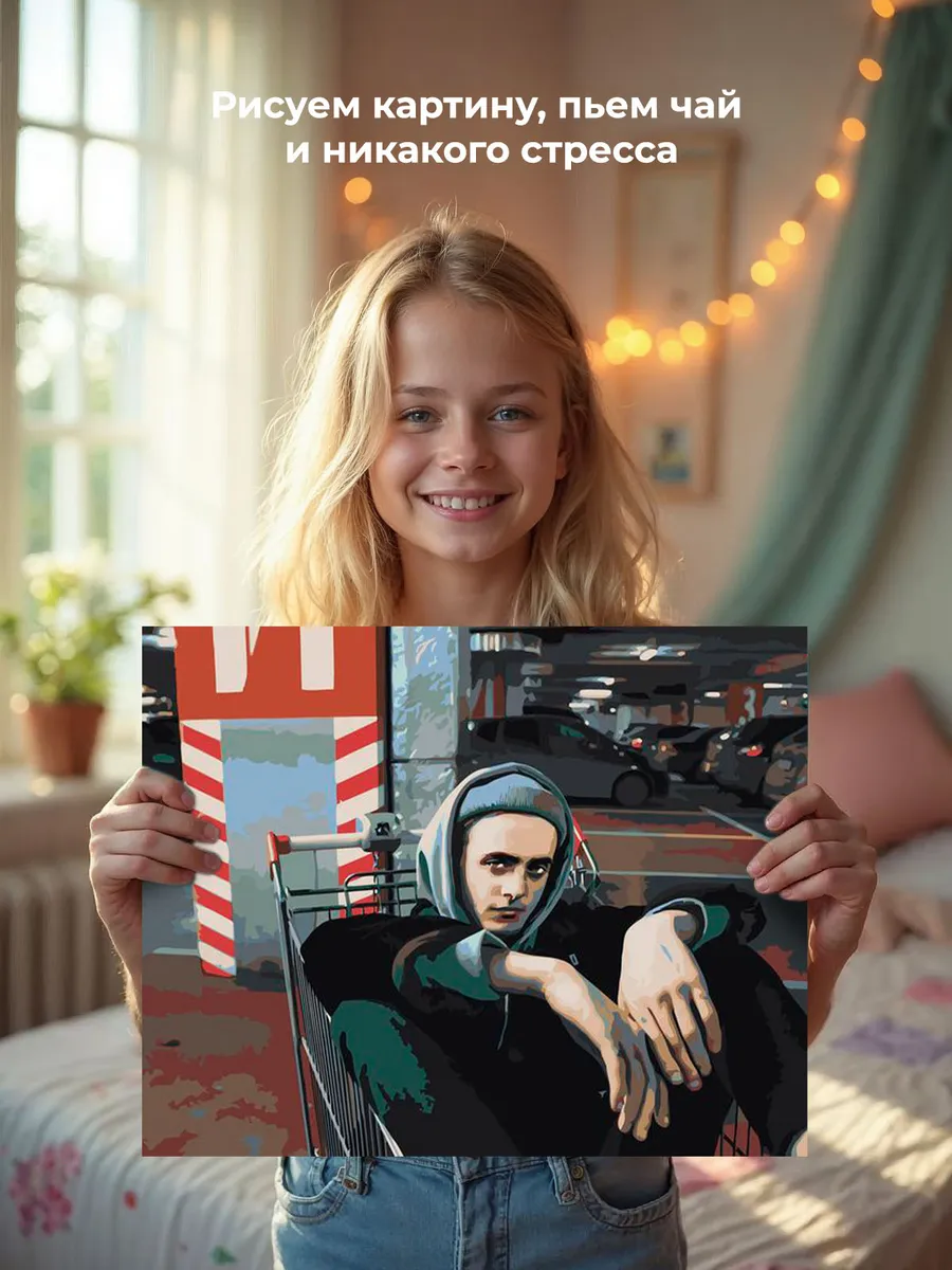 Картина по номерам «Пошлая Молли: Кирилл Бледный, клип» — картинка 7