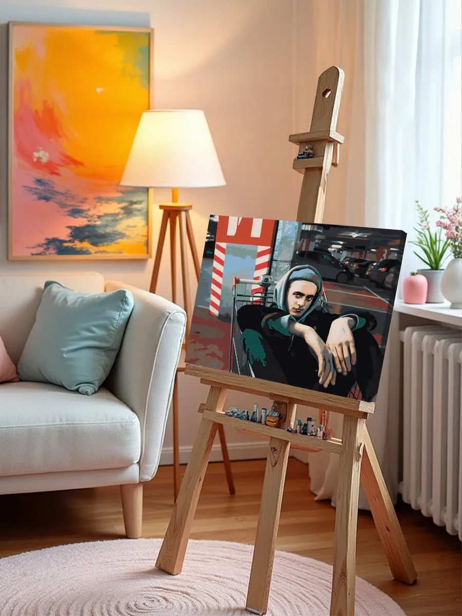 Картина по номерам «Пошлая Молли: Кирилл Бледный, клип» — картинка 10