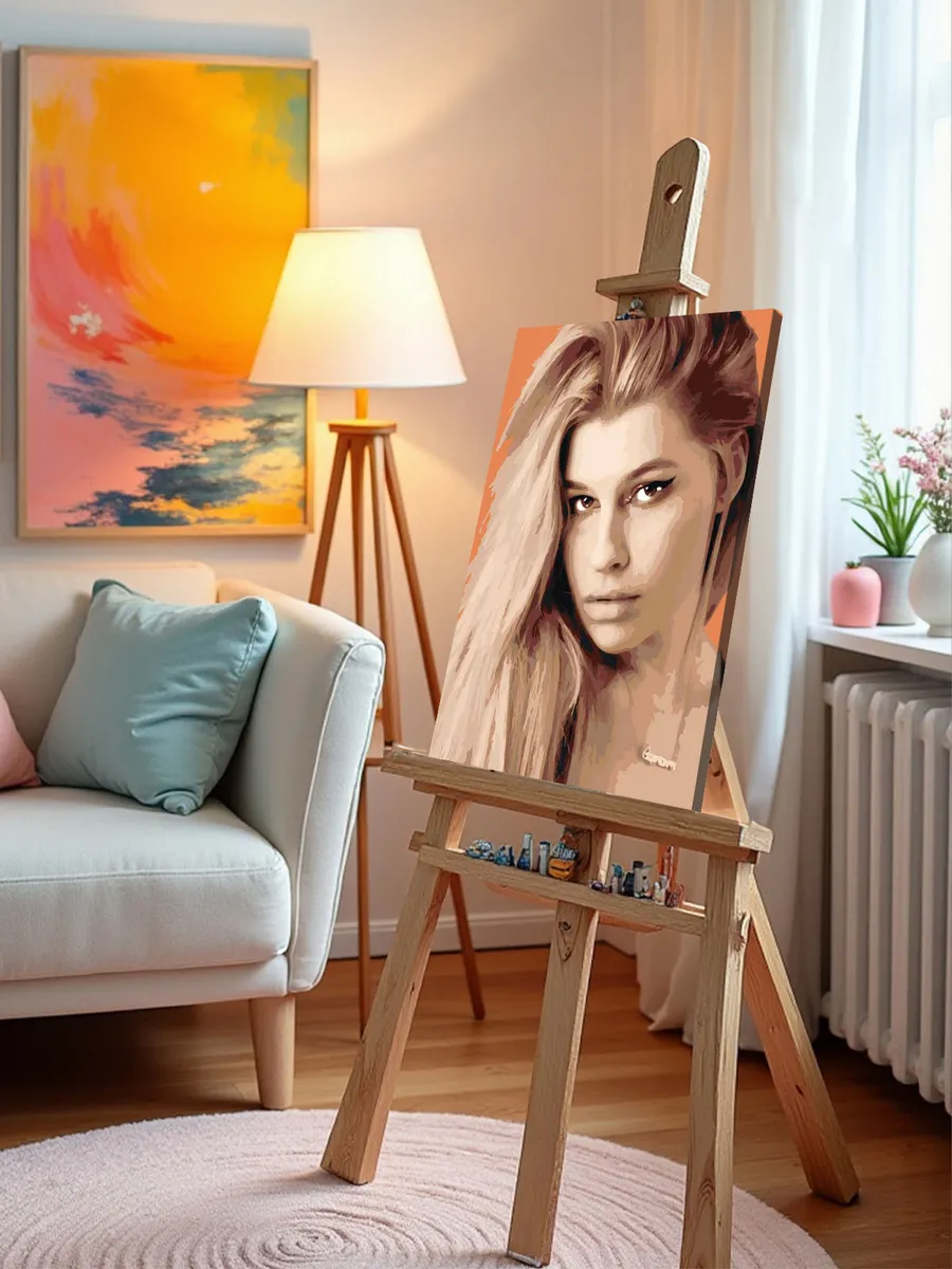 Картина по номерам «Певица Просто Лера: портрет 40x50» — картинка 10