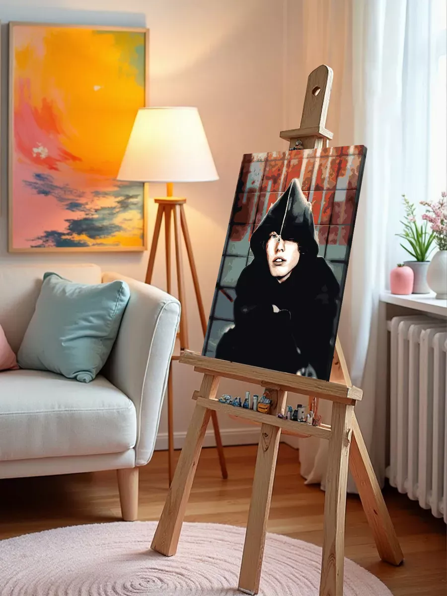 Картина по номерам «Рэпер Pepel Nahudi Пепел Нахуди: Арт» — картинка 9