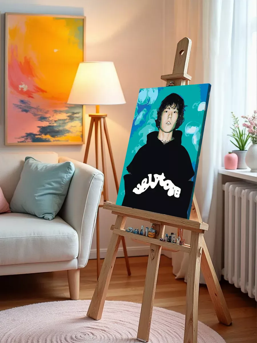 Картина по номерам «Рэпер Pepel Nahudi Пепел Нахуди: Портрет» — картинка 9