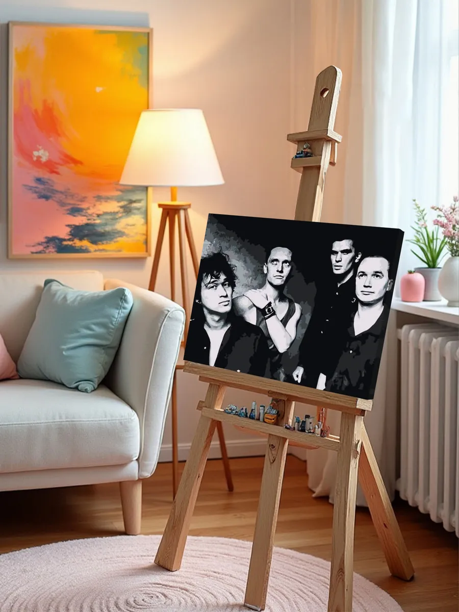 Картина по номерам «Группа Кино: Виктор Цой и музыканты 40x50» — картинка 10