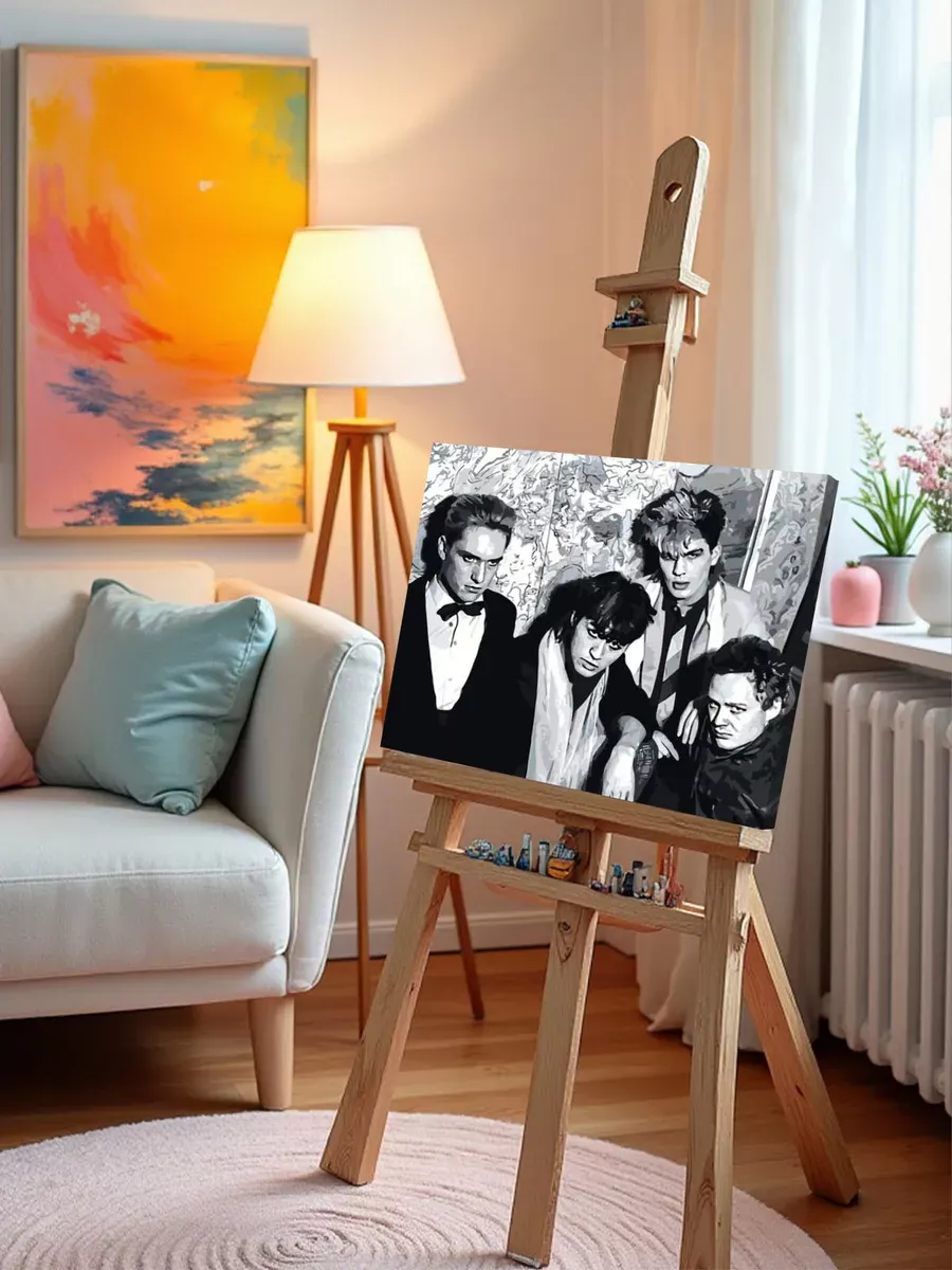 Картина по номерам «Группа Кино: Виктор Цой и музыканты 40x50» — картинка 9