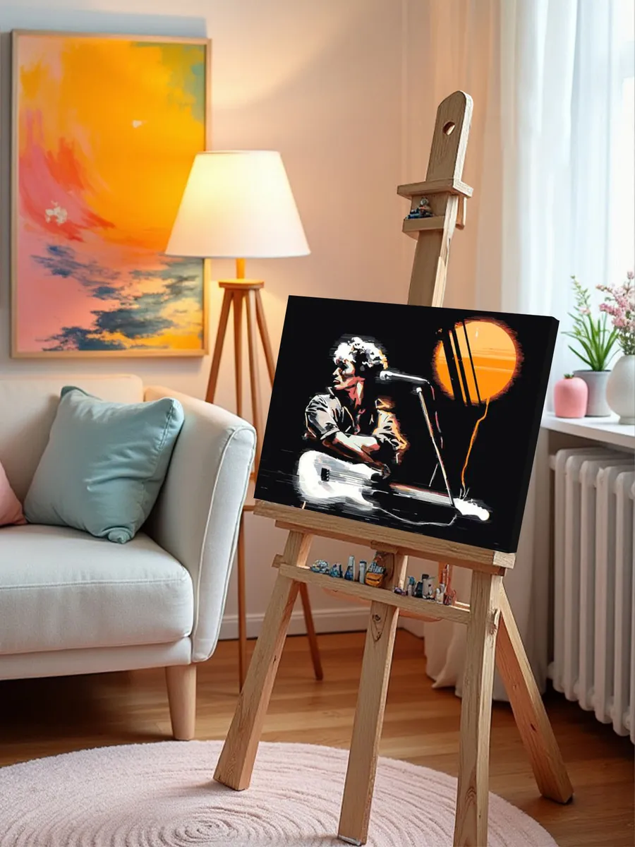 Картина по номерам «Группа Кино: Виктор Цой арт 40x50» — картинка 10