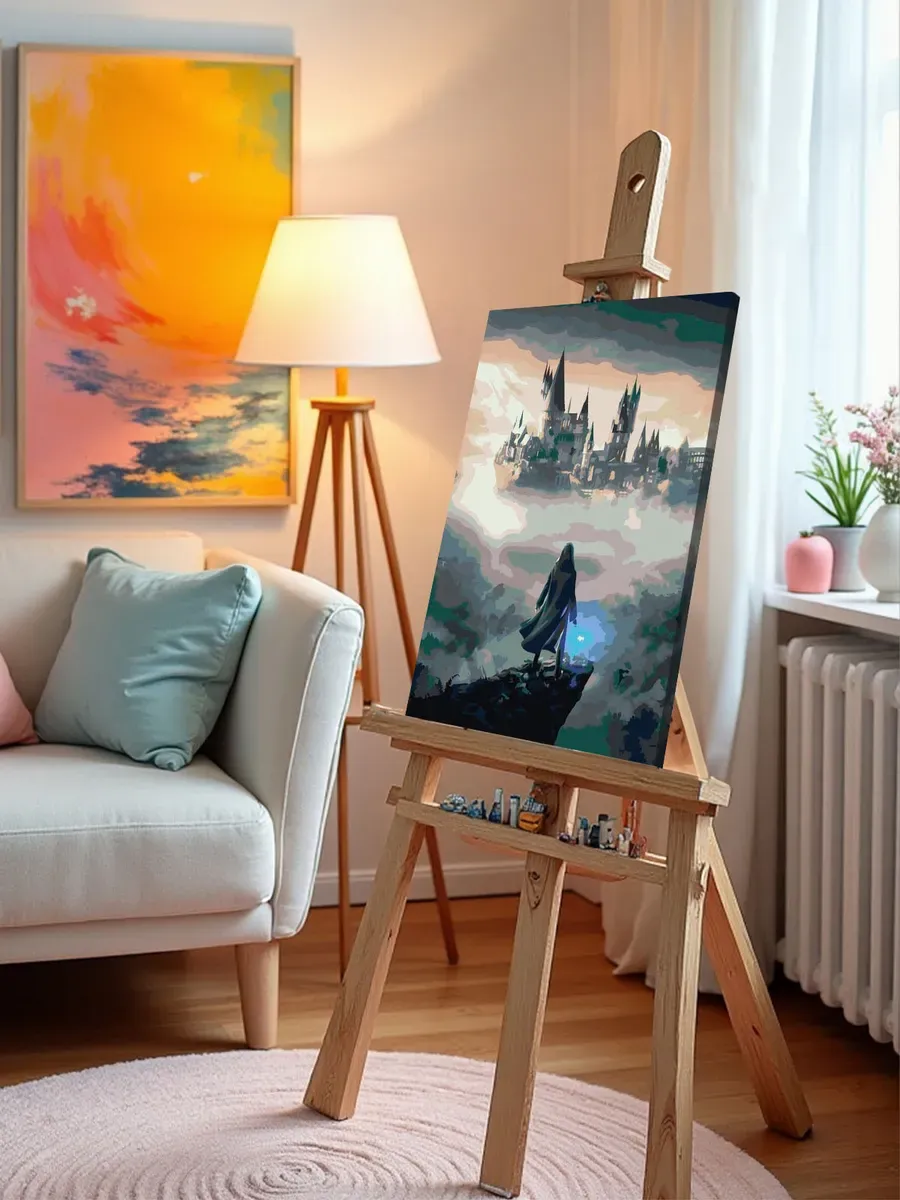 Картина по номерам «Гарри Поттер: Hogwarts Legacy, Хогвартс» — картинка 9