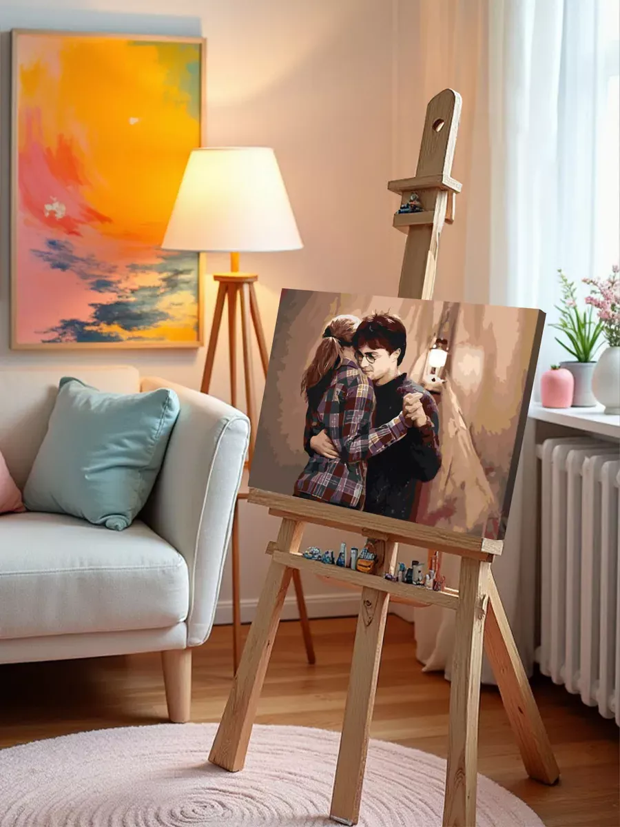 Картина по номерам «Гарри Поттер: танец в палатке, Гермиона» — картинка 10