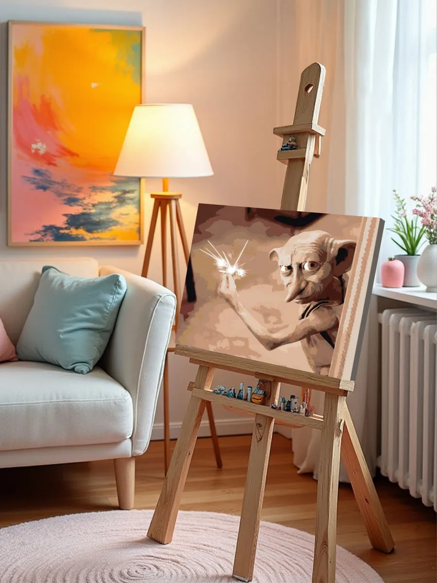 Картина по номерам «Гарри Поттер: домовой эльф Добби 40x50» — картинка 10