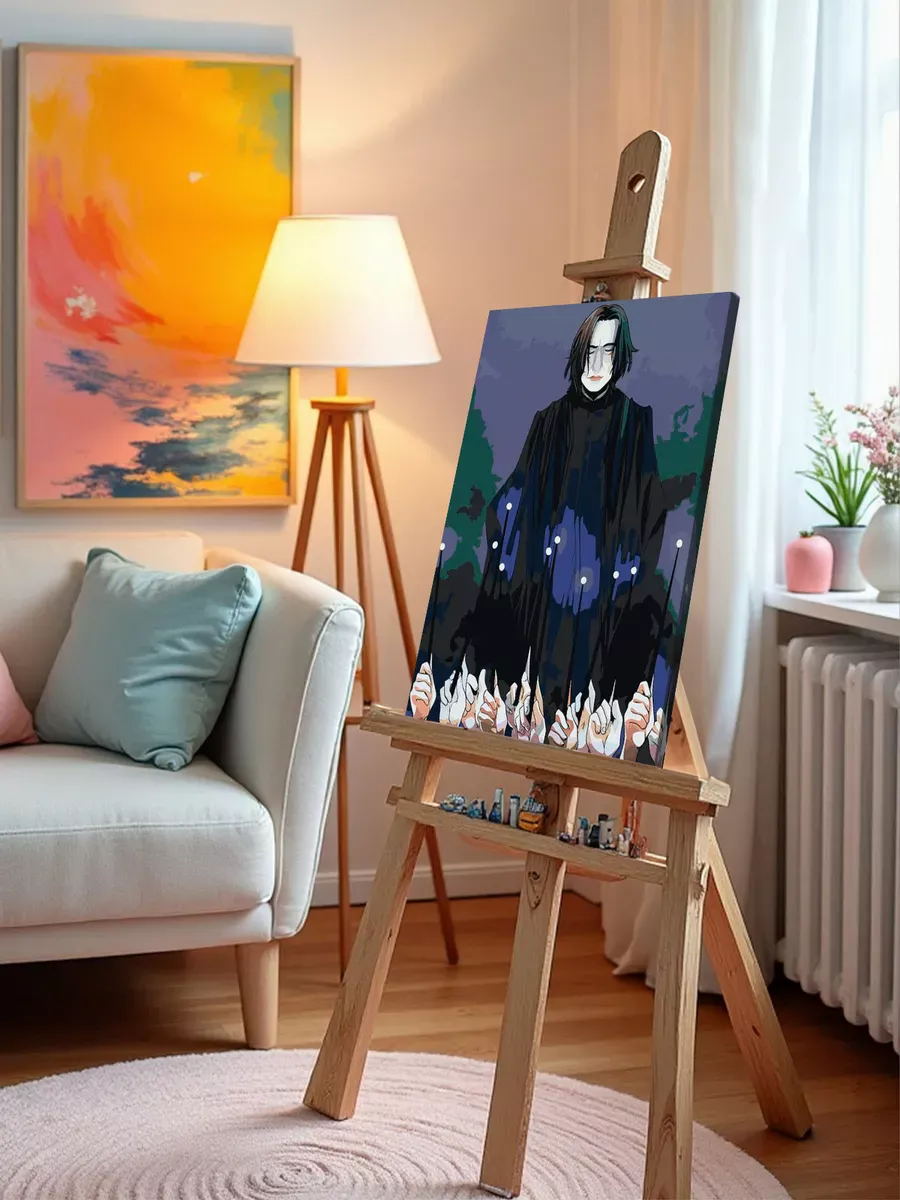 Картина по номерам «Гарри Поттер: Северус, Палочки вверх!» — картинка 10