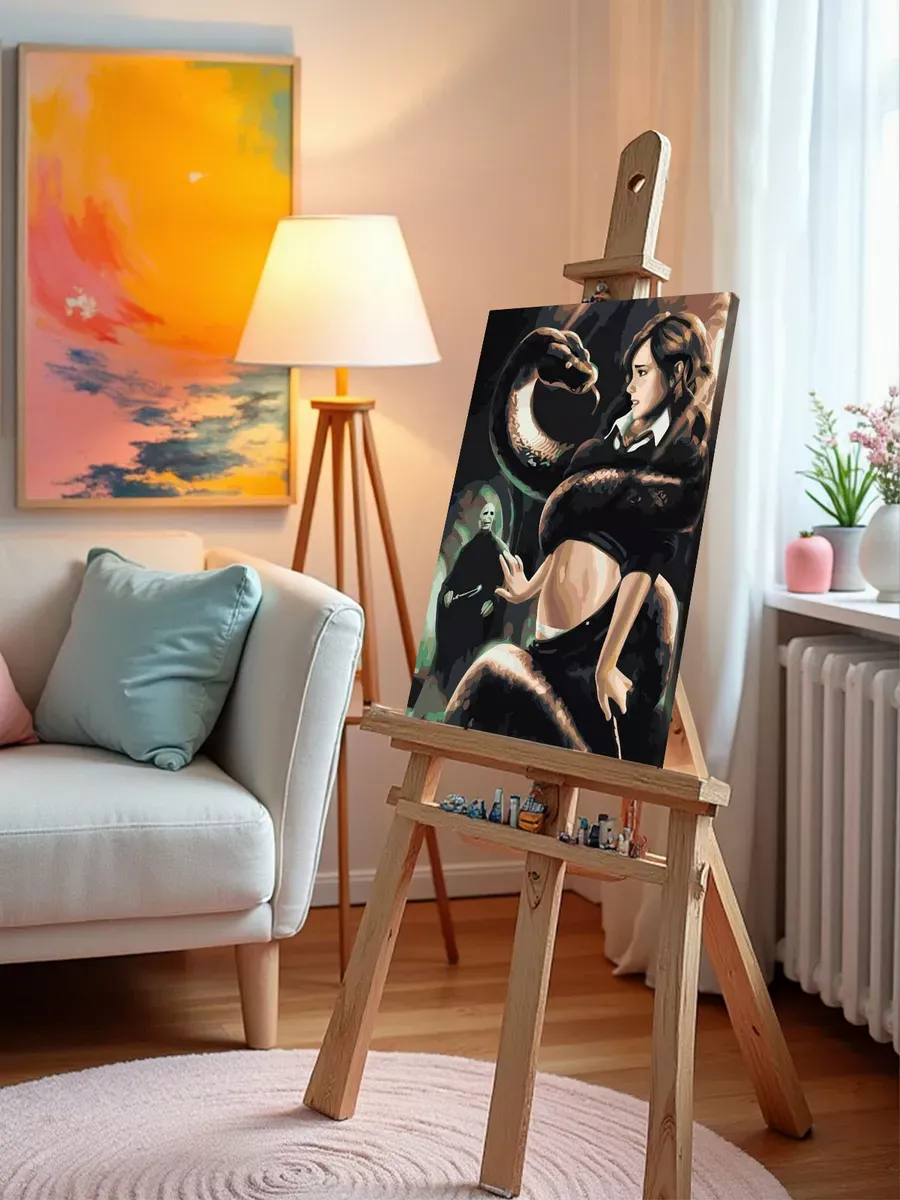 Картина по номерам «Гарри Поттер: Гермиона, змея арт 40x50» — картинка 10