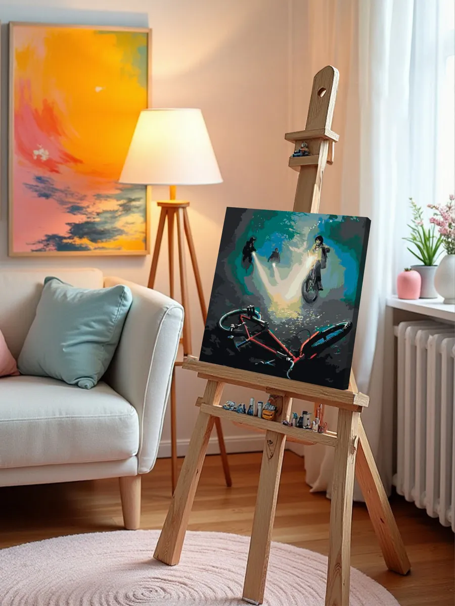 Картина по номерам «Очень странные дела ОСД: Велосипед» — картинка 9