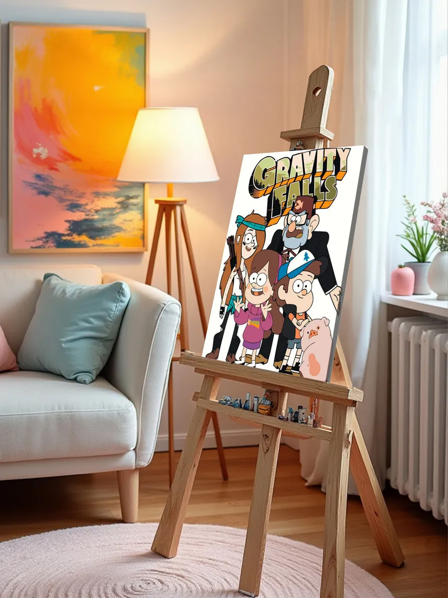 Картина по номерам «Гравити Фолз Фолс: Персонажи 40x50» — картинка 9