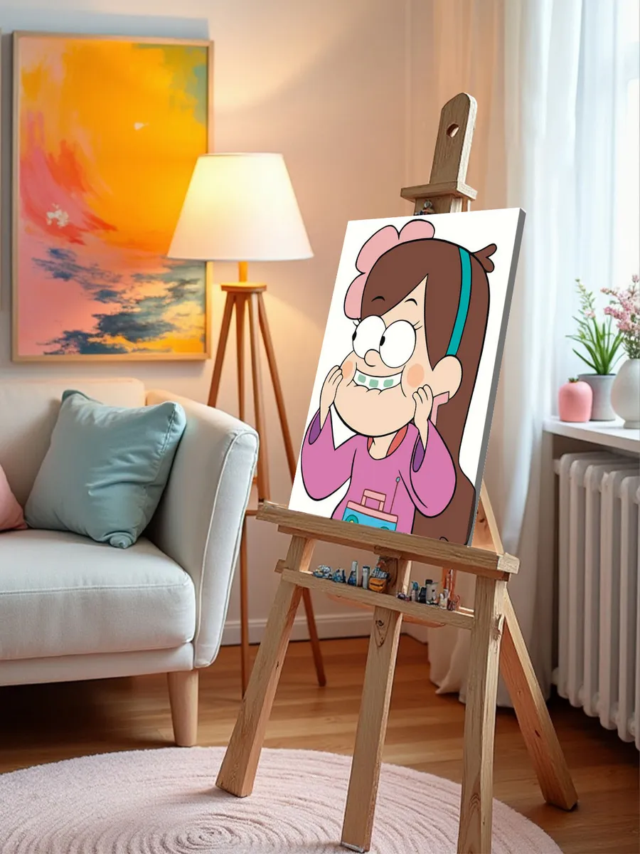 Картина по номерам «Гравити Фолз Фолс: Мейбл, для детей» — картинка 10