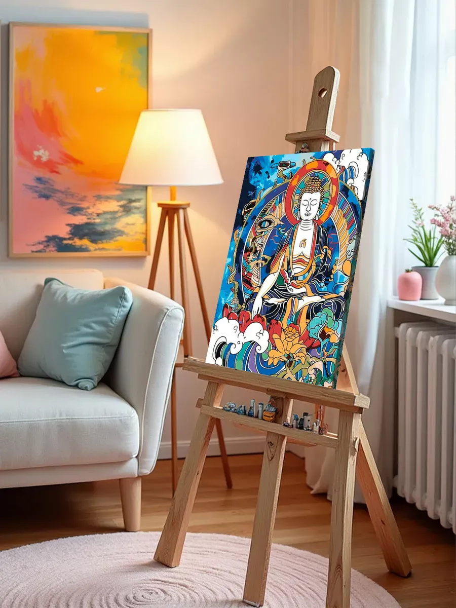 Картина по номерам «Религия, буддийская тематика: Будда арт» — картинка 9