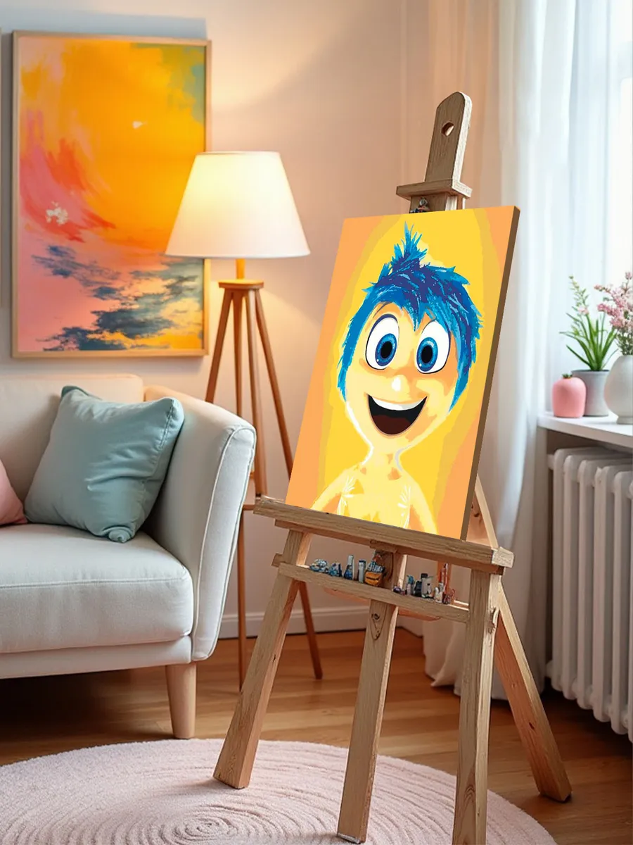 Картина по номерам «Головоломка 2: Радость, мультики 40x50» — картинка 10