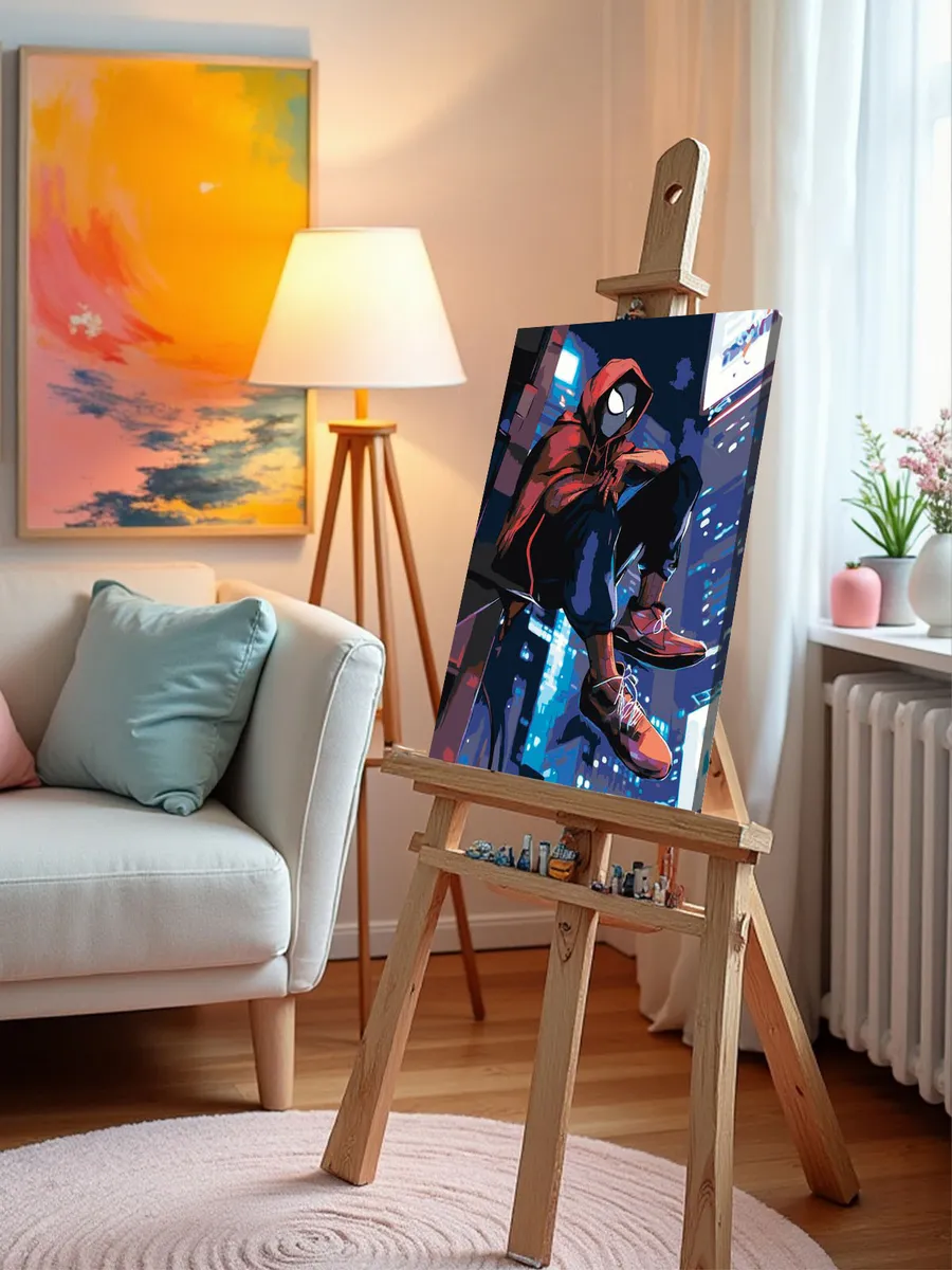 Картина по номерам «Человек паук Spiderman: Майлз Моралес» — картинка 9
