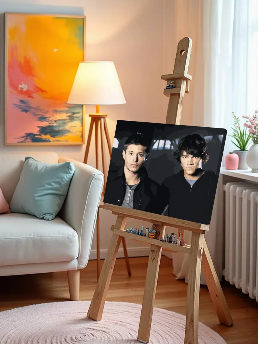 Картина по номерам «Сверхъестественное: Дин и Сэм Винчестеры» — картинка 9