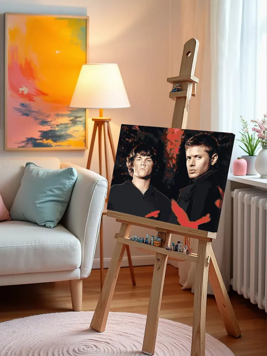 Картина по номерам «Сверхъестественное: Дин и Сэм Винчестеры» — картинка 10