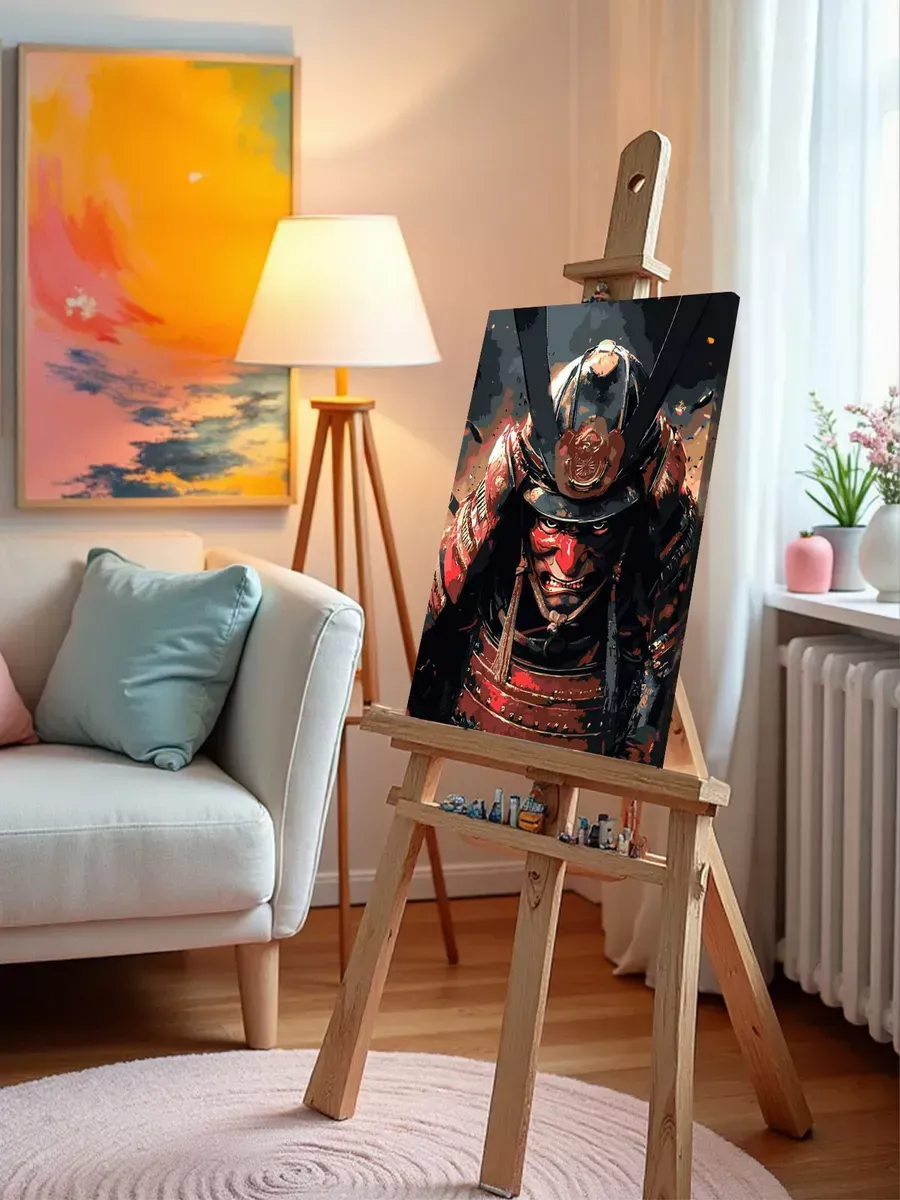 Картина по номерам «Япония, Азия: воин самурай в крови» — картинка 9