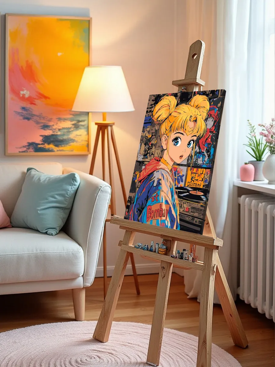 Картина по номерам «Аниме Сейлор Мун Sailor Moon: винтаж арт» — картинка 10