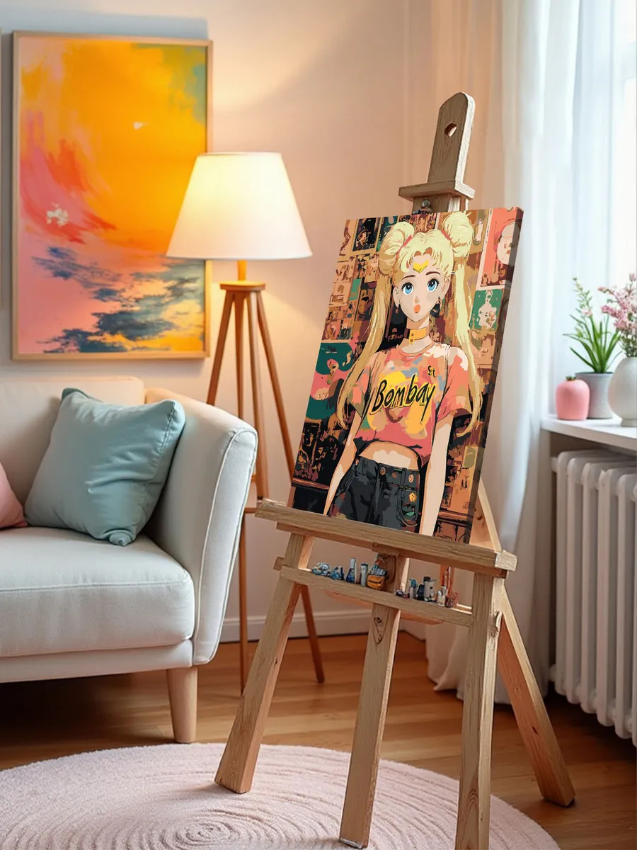 Картина по номерам «Аниме Сейлор Мун Sailor Moon: винтаж арт» — картинка 10