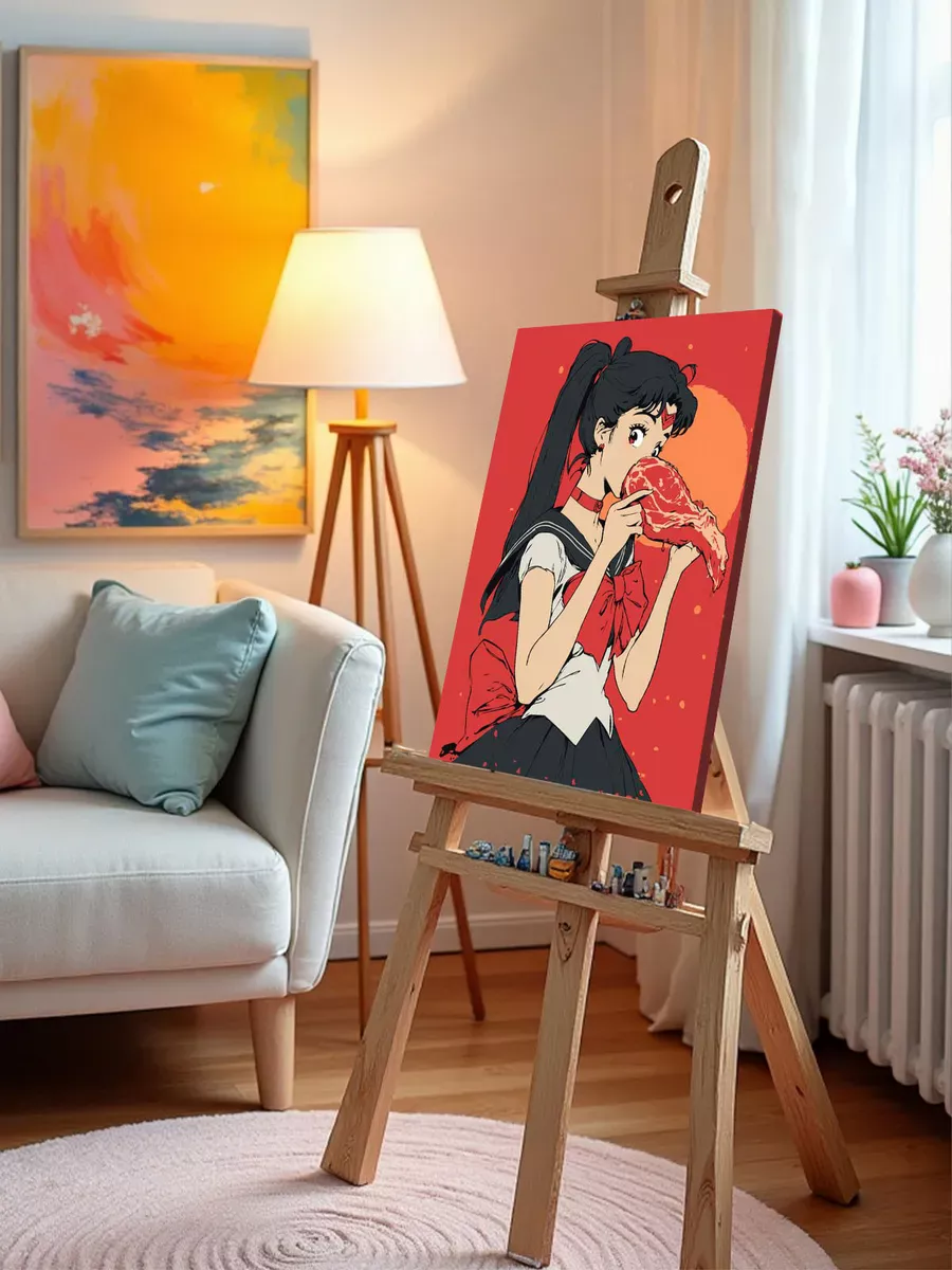 Картина по номерам «Аниме Сейлор Мун Sailor Moon: арт с мясом» — картинка 10