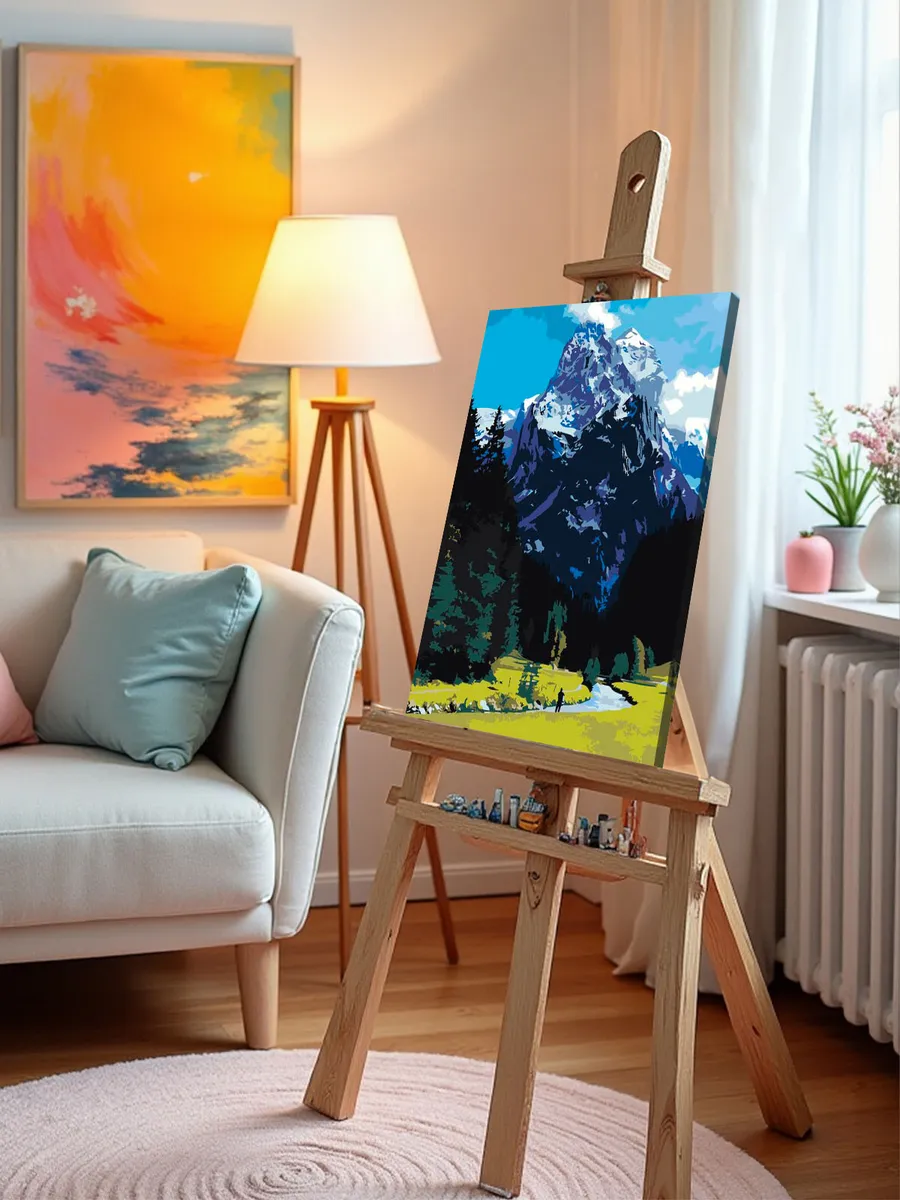 Картина по номерам «Кавказ, Грузия: гора Ушба, Сванетия» — картинка 10