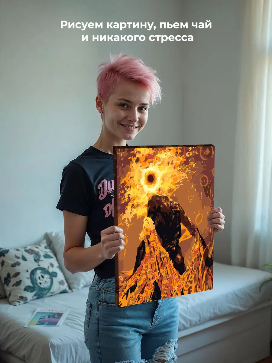 Картина по номерам «Элден Ринг Elden Ring: владыка Мидра» — картинка 7