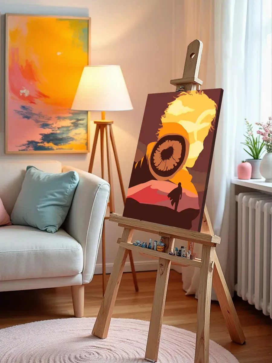 Картина по номерам «Фильм Дюна: постер с песчаным червем» — картинка 10