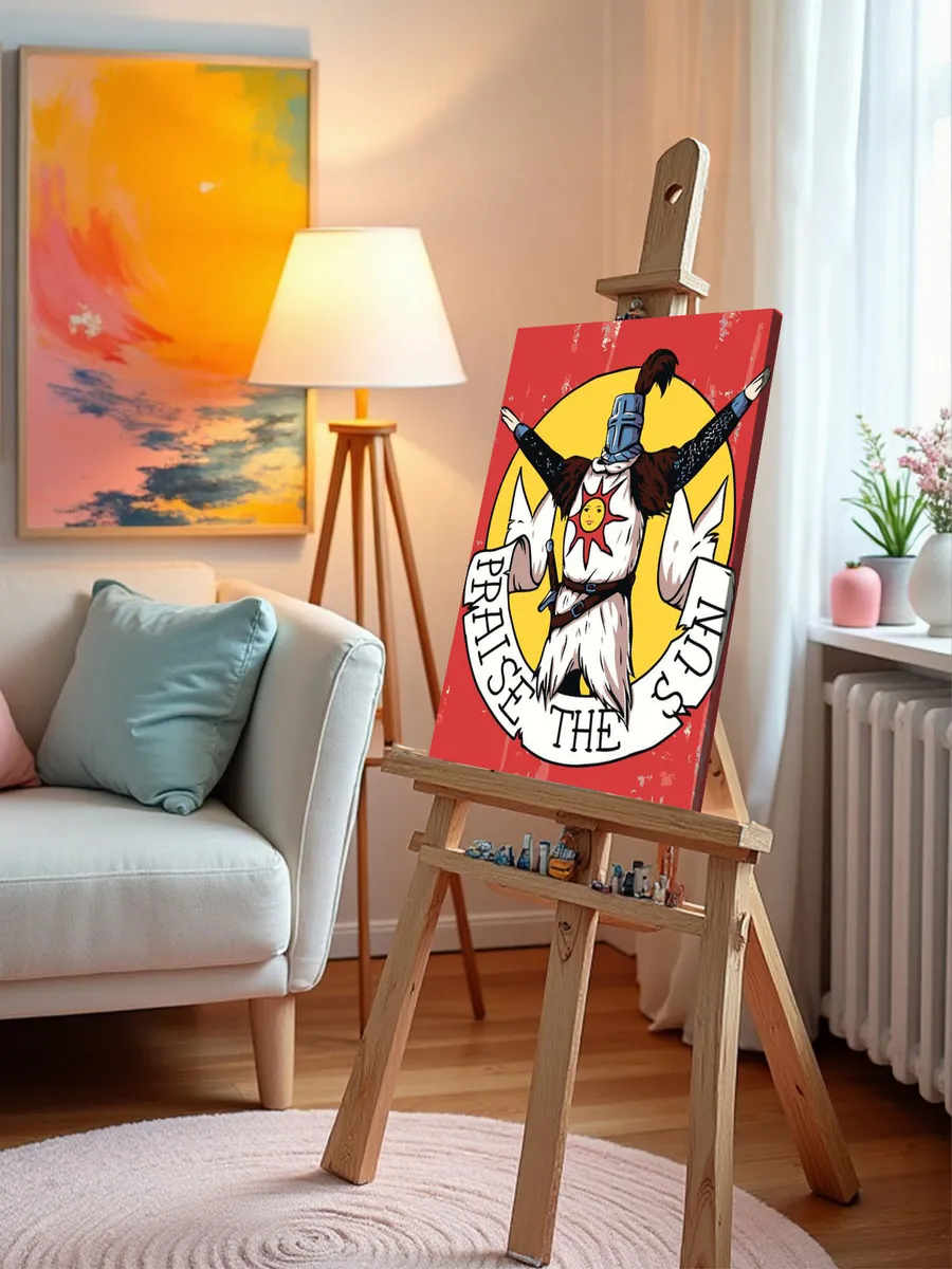 Картина по номерам «Дарк Соулс Элден Ринг: Восславь солнце!» — картинка 10