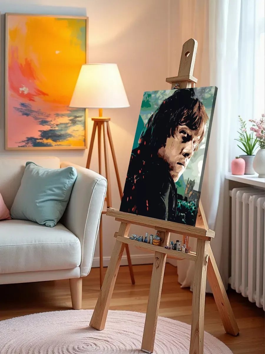 Картина по номерам «Гарри Поттер и Дары Смерти: Рон Уизли» — картинка 10