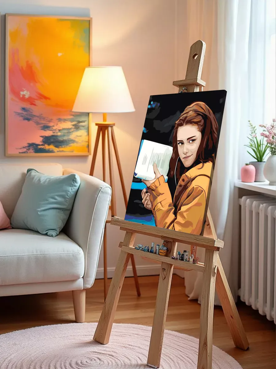 Картина по номерам «Мемы: Сумерки, актерская игра Беллы» — картинка 9