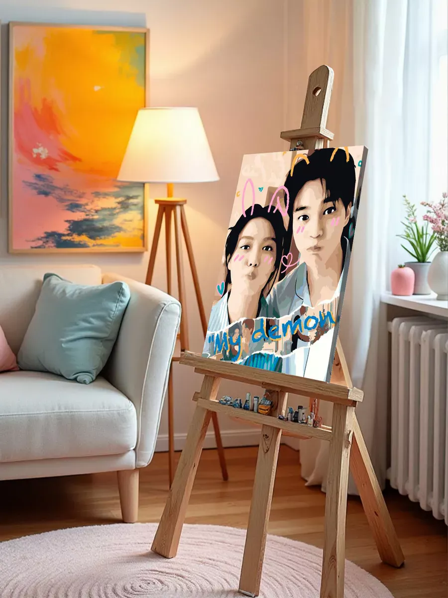 Картина по номерам «Дорама Мой демон: Ким Ю Чжон и Сон Ган» — картинка 9