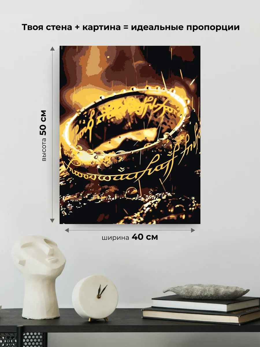 Картина по номерам «Властелин Колец: кольцо Всевластья» — картинка 3