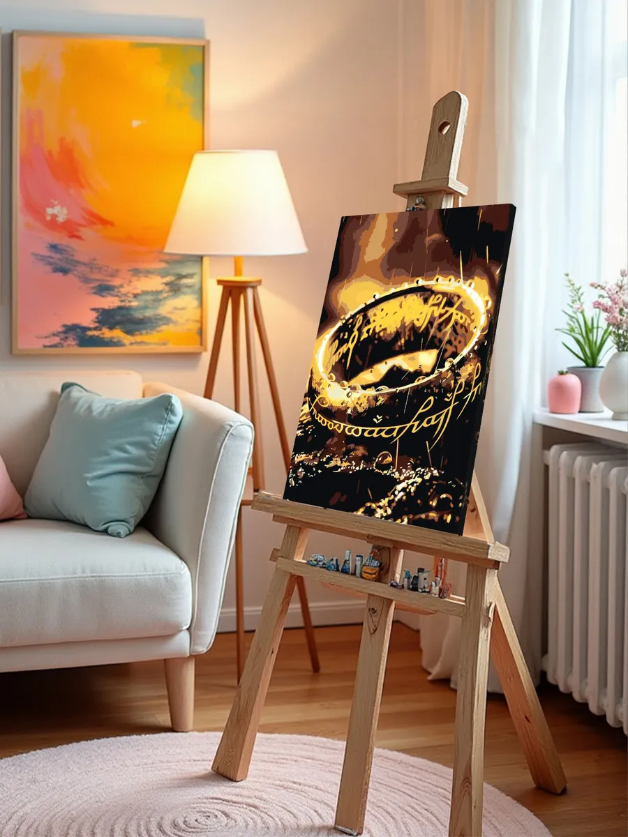 Картина по номерам «Властелин Колец: кольцо Всевластья» — картинка 9