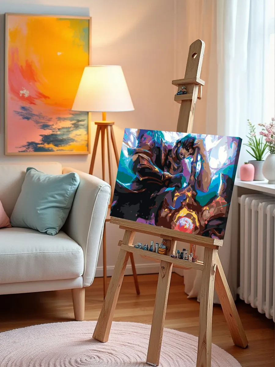 Картина по номерам «Аркейн Лига Легенд лол: Дариус арт» — картинка 10