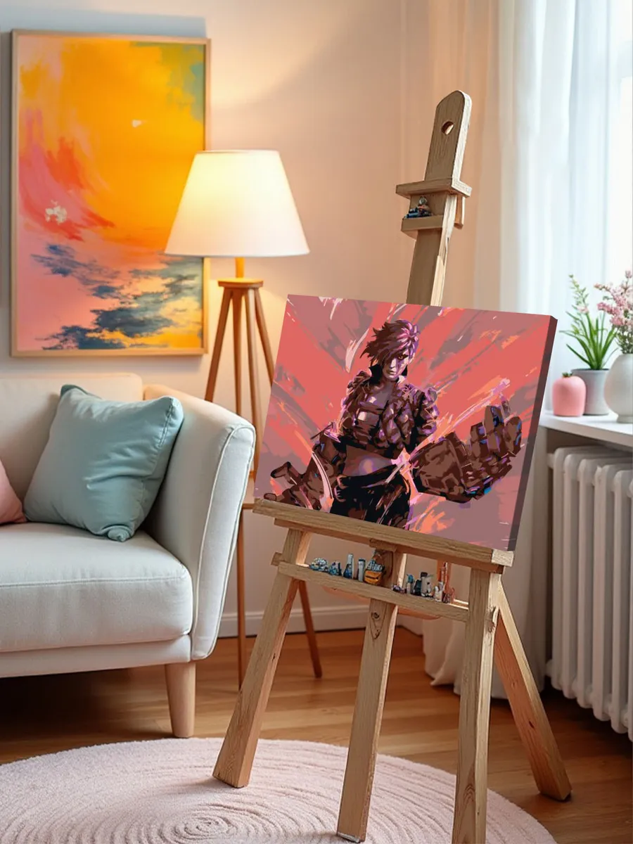 Картина по номерам «Аркейн Лига Легенд лол: Вай арт» — картинка 10