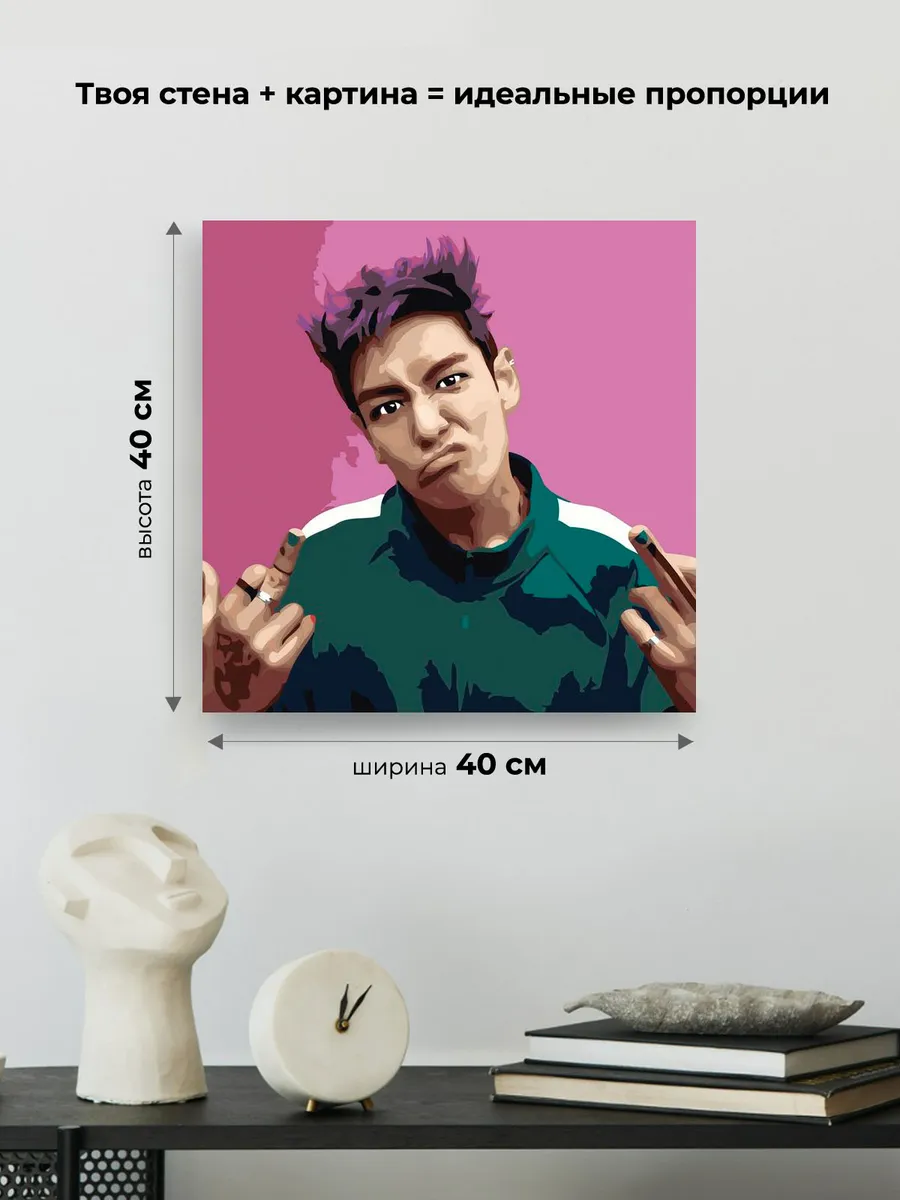 Картина по номерам «Игра в кальмара 2 сезон, корейцы: Танос» — картинка 3