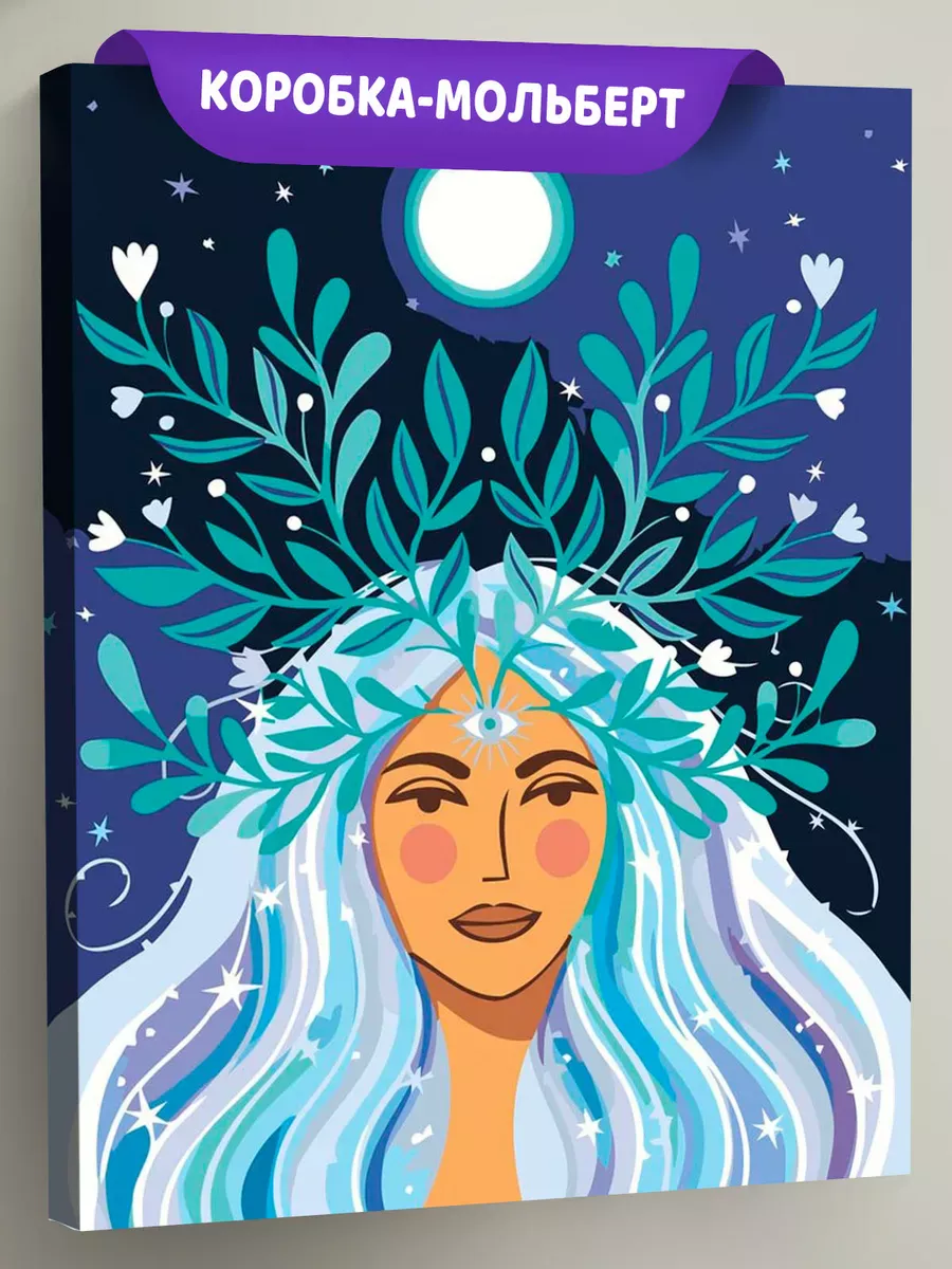 Картина по номерам «Астрология, эзотерика и таро: ночь»