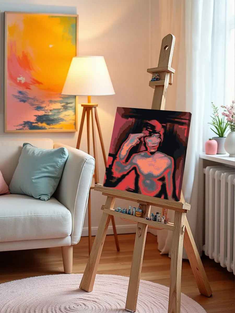 Картина по номерам «OG buda ОГ буда рэпер: Лазерный обложка» — картинка 9