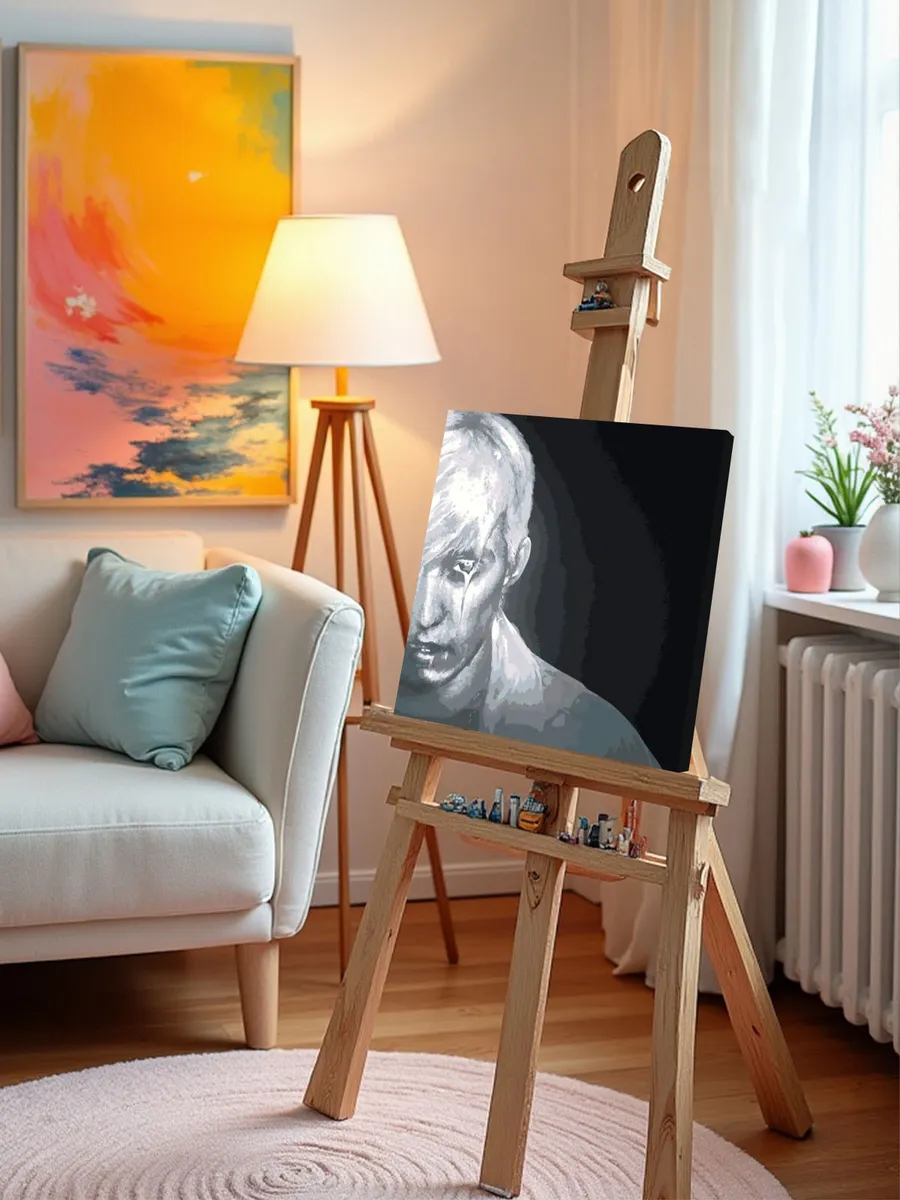 Картина по номерам «Рэпер мазелов mzlff: светлая сторона» — картинка 10