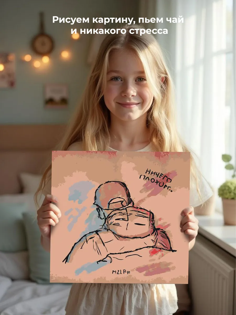 Картина по номерам «Рэпер мазелов mzlff: Ничего плохого» — картинка 7