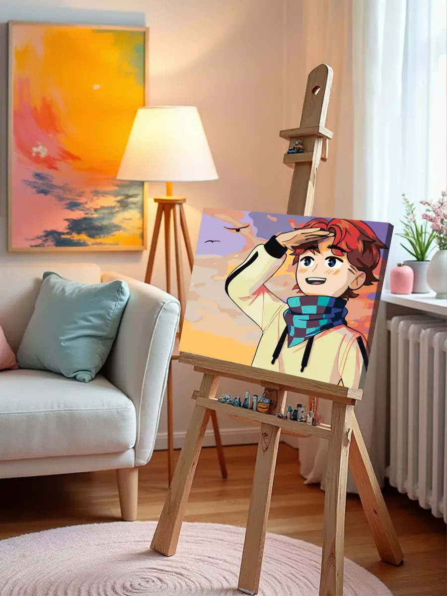 Картина по номерам «Стример Лололошка MrLololoshka, Майнкрафт» — картинка 10