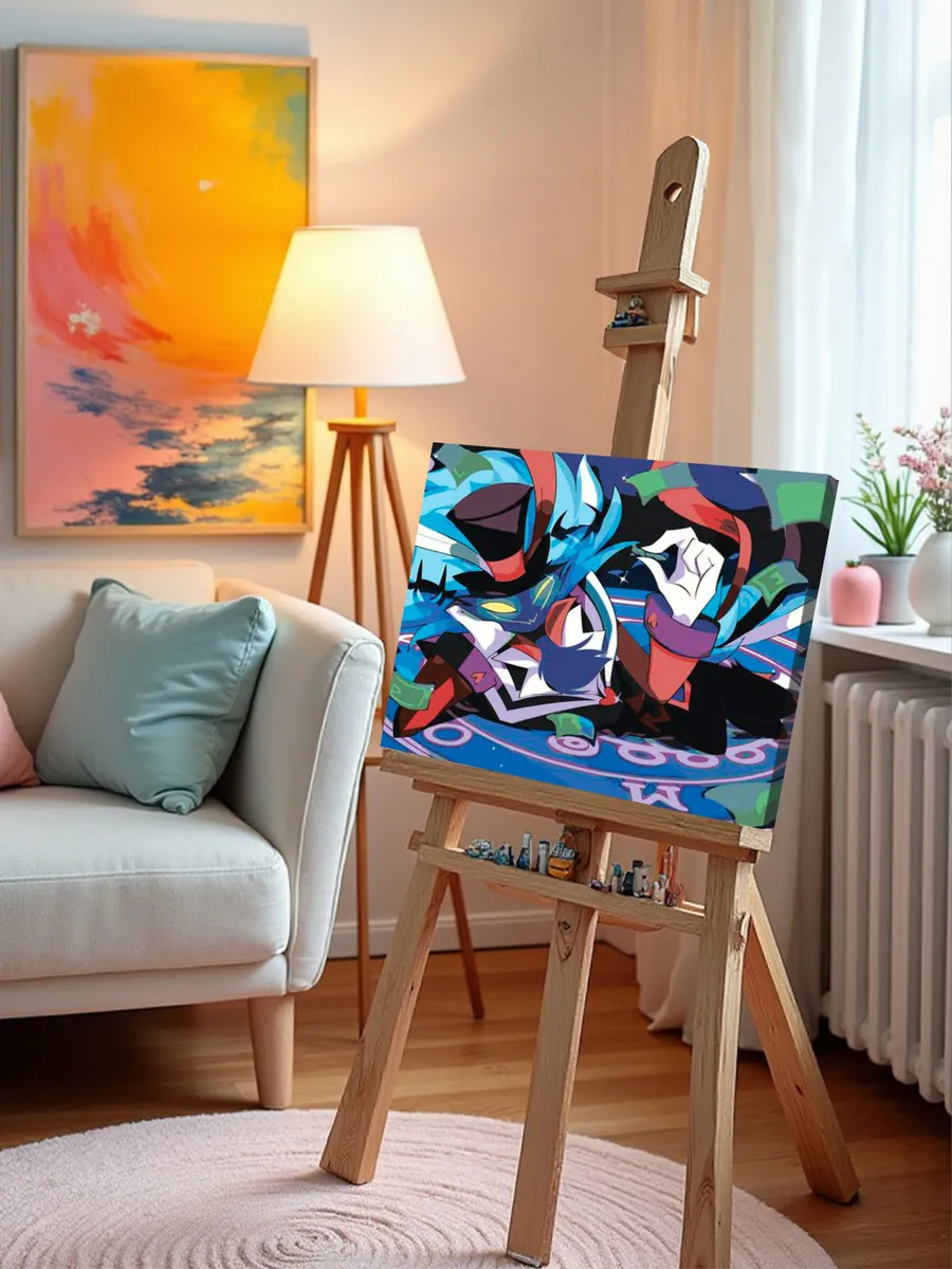 Картина по номерам «Адский босс, Отель Хазбин: Асмодей» — картинка 10