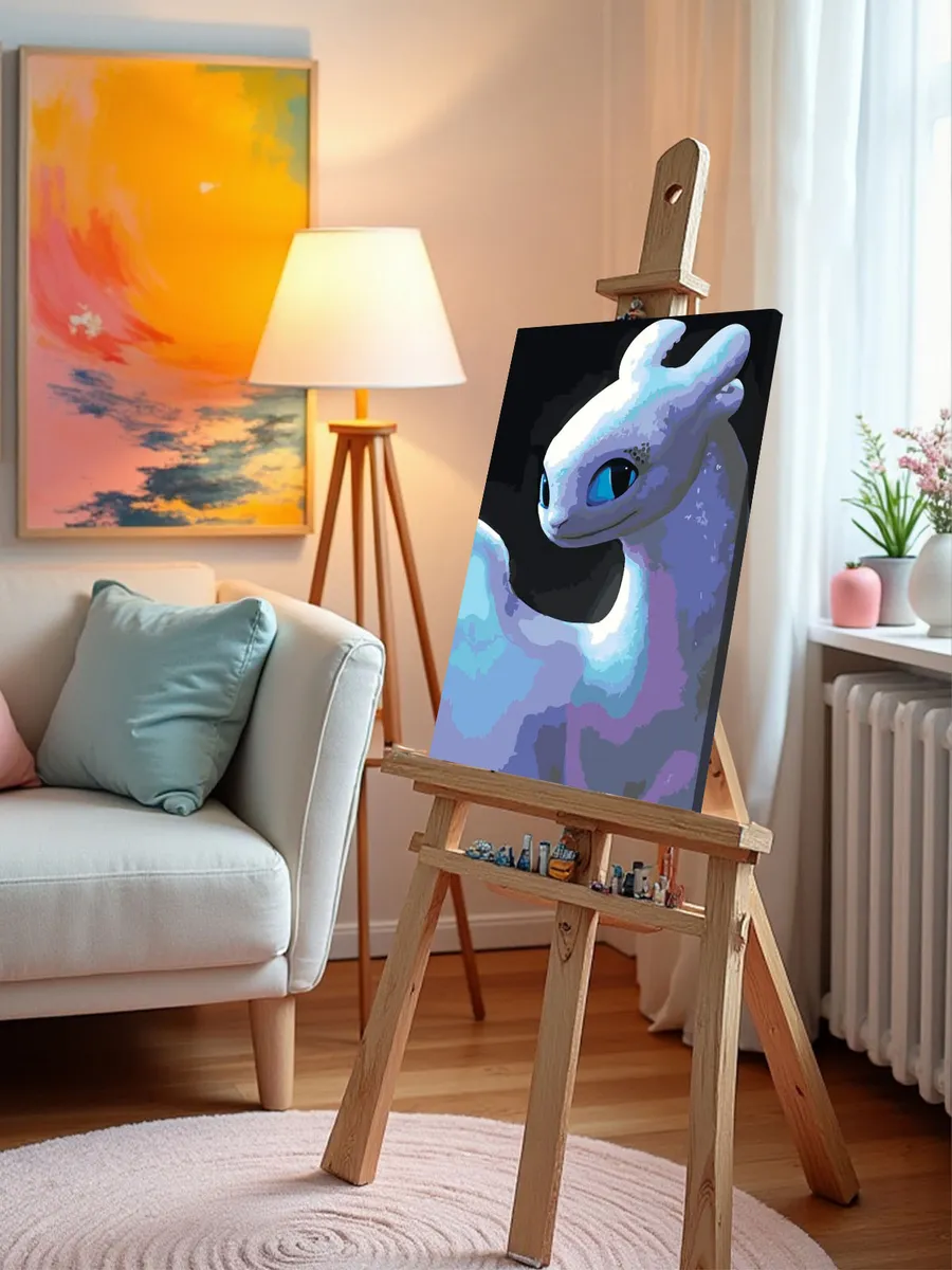 Картина по номерам «Как приручить дракона: дневная фурия» — картинка 10