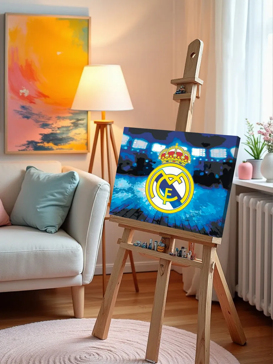 Картина по номерам «Футбол: клуб Барселона Barcelona FC» — картинка 9