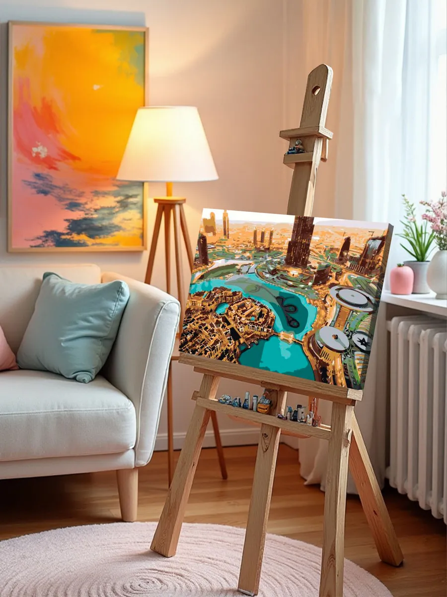 Картина по номерам «Дубай, ОАЭ, Эмираты: город будущего» — картинка 10