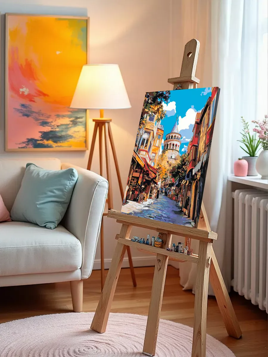 Картина по номерам «Стамбул, Турция: Галатская башня, улица» — картинка 9