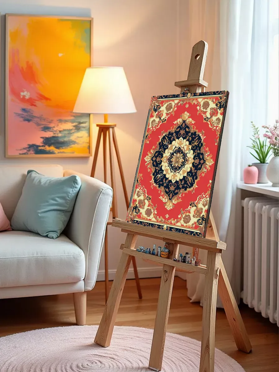 Картина по номерам «Ковер с цветочным узором, СССР» — картинка 9