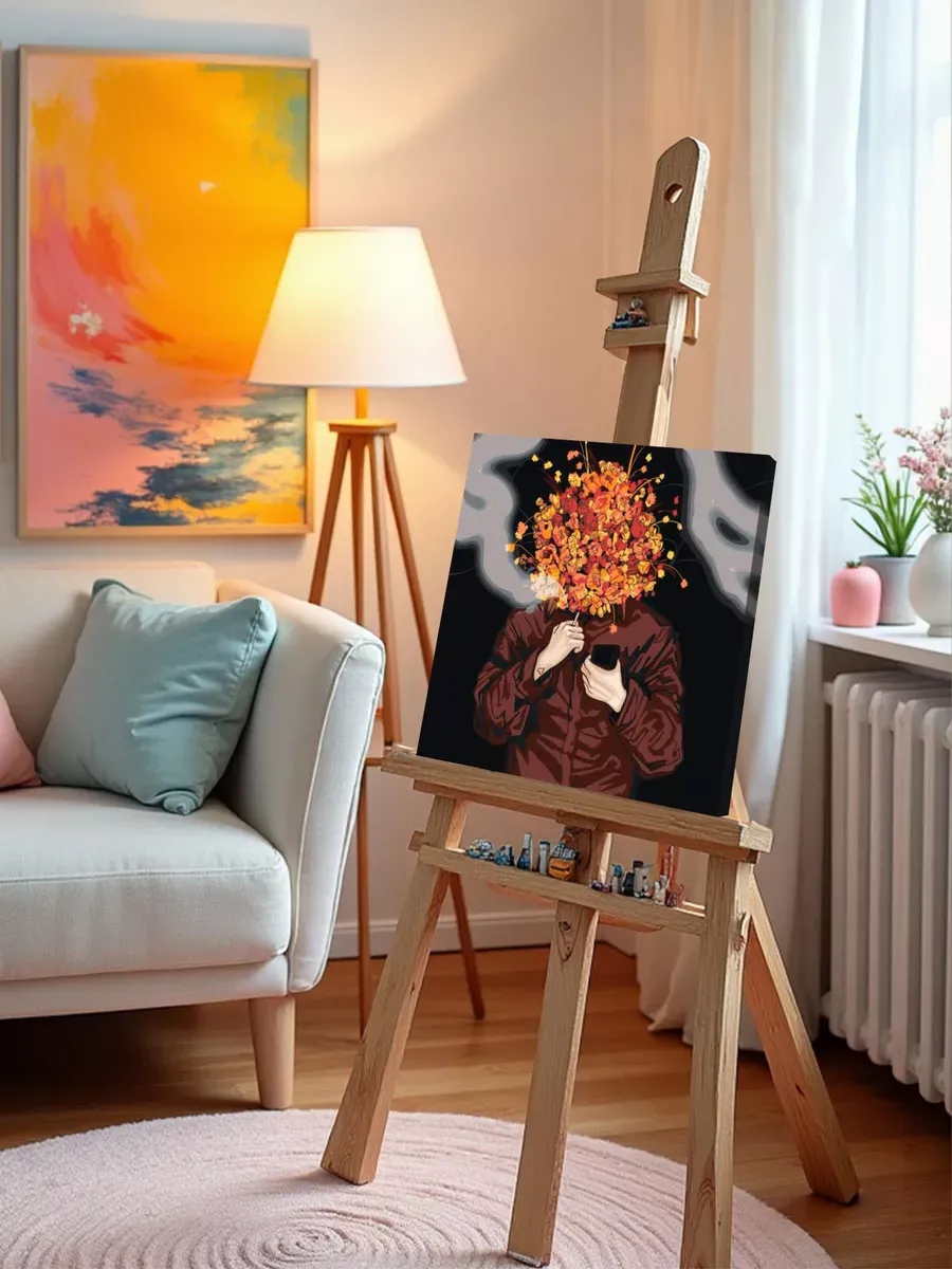 Картина по номерам «Поп-рок музыкант 13 тринадцать карат» — картинка 9