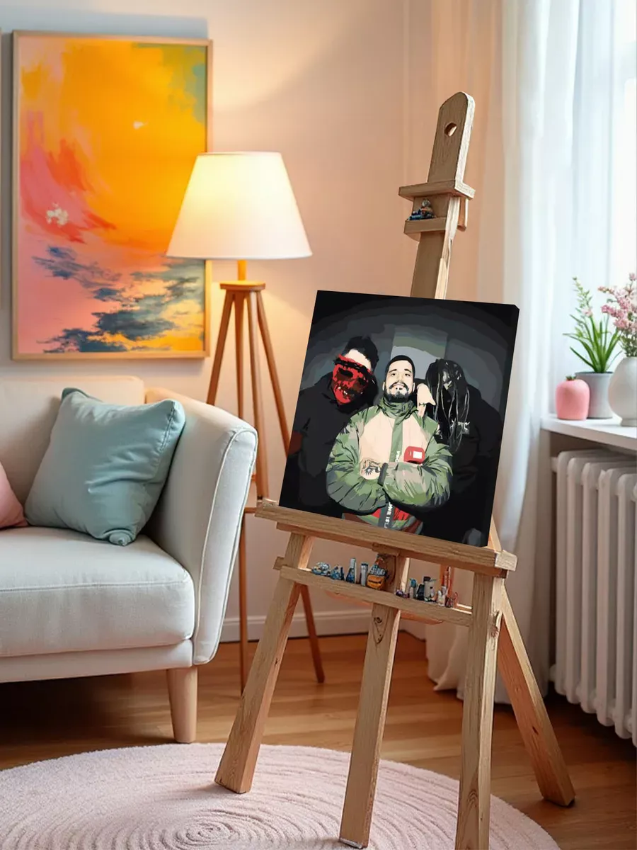 Картина по номерам «Рэпер Паша Техник, Мегамозг: Карфаген» — картинка 9